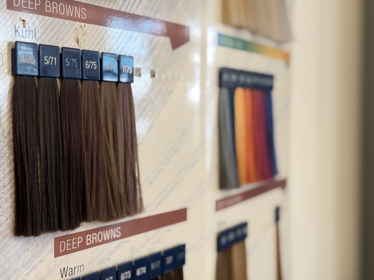 Salon Kopfsache – Farbpalette